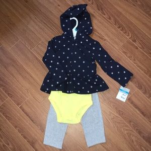 3 piece NWT Carter’s 24 months outfit